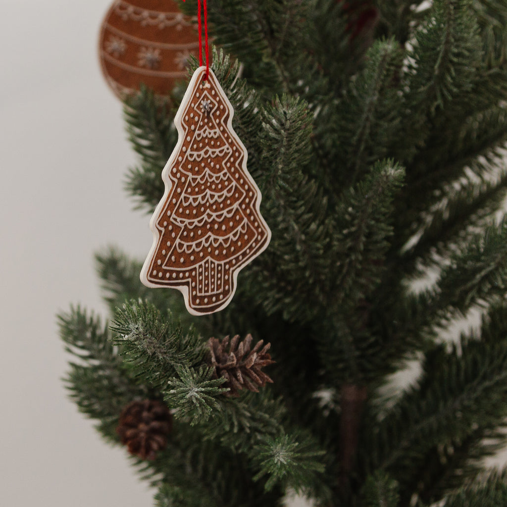 gingerbread tree ornament