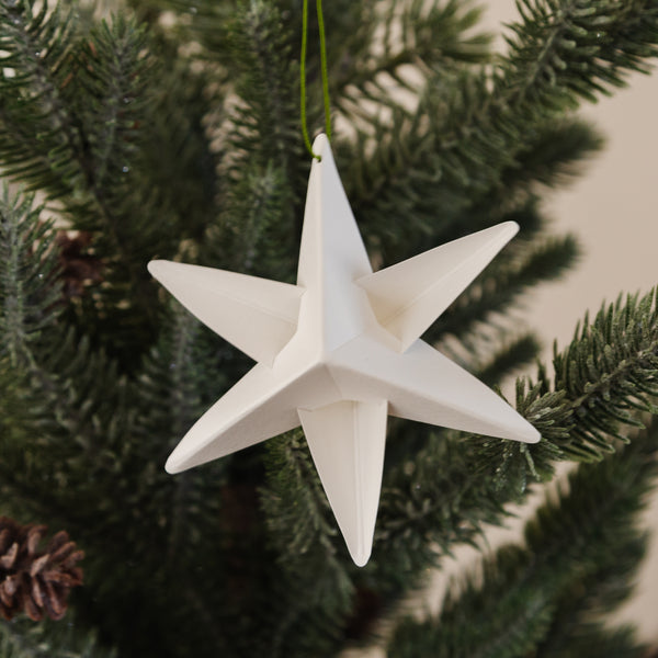 christmas ornament handmade scandinavian star