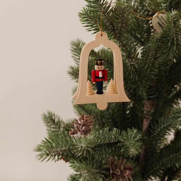 wooden nutcracker german ornament